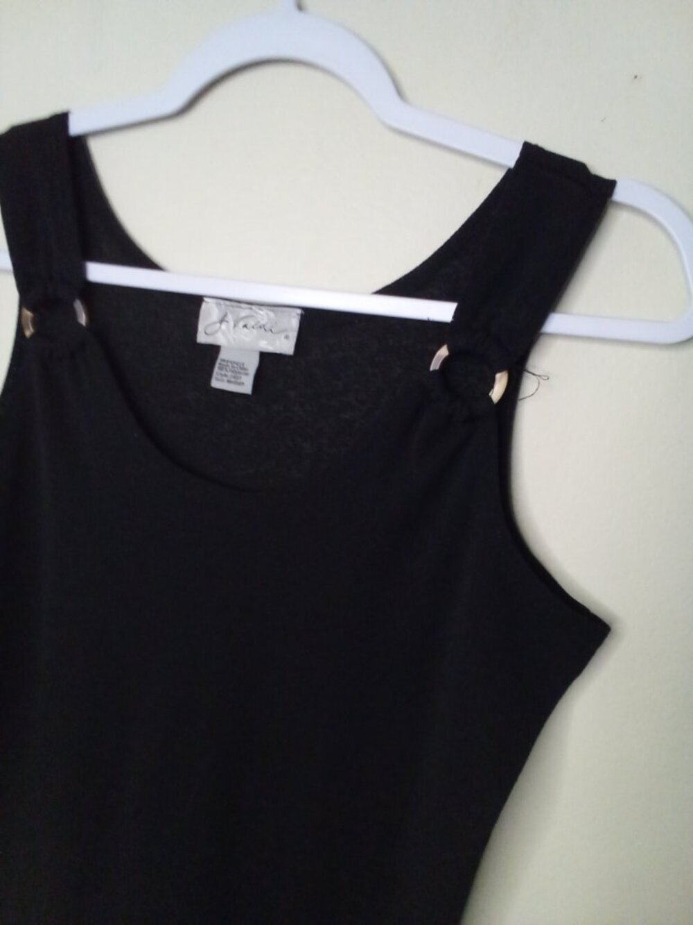J Valdi Swim Cover Women M Sleeveless Soft Stretch Black - Picture 7 of 14